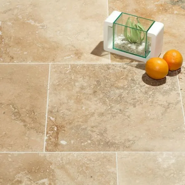 Travertine Filled