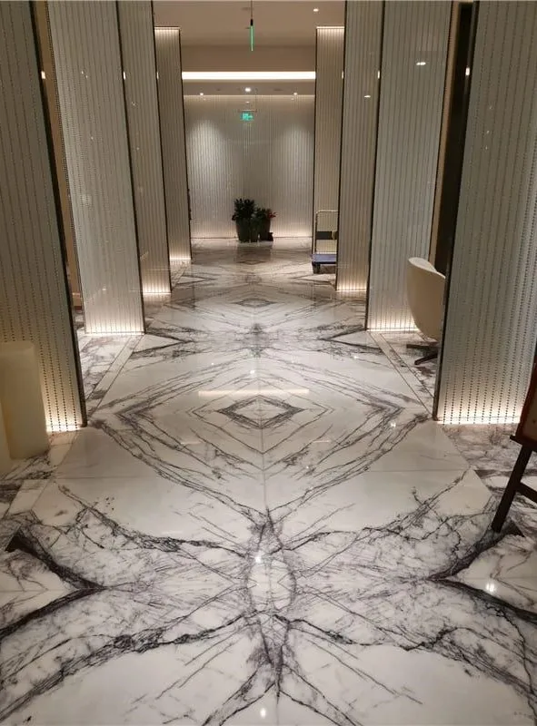 Lilac Marble for Bookmatch Feature Walls | Turkish Lilac Marble Supplier