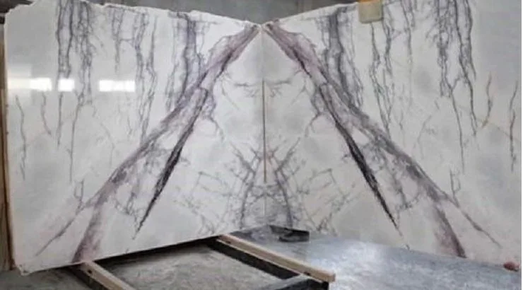 Lilac Marble for Bookmatch Feature Walls | Turkish Lilac Marble Supplier