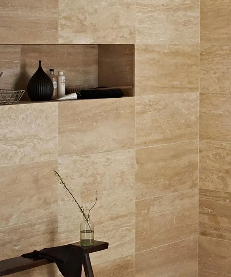 Travertine Vein Cut for Linear Wall Cladding | Turkish Travertine Supplier
