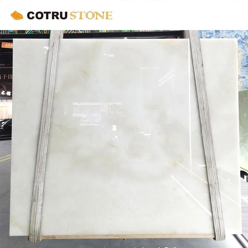 White Onyx for Luxury Backlit Panels | Turkish White Onyx Supplier