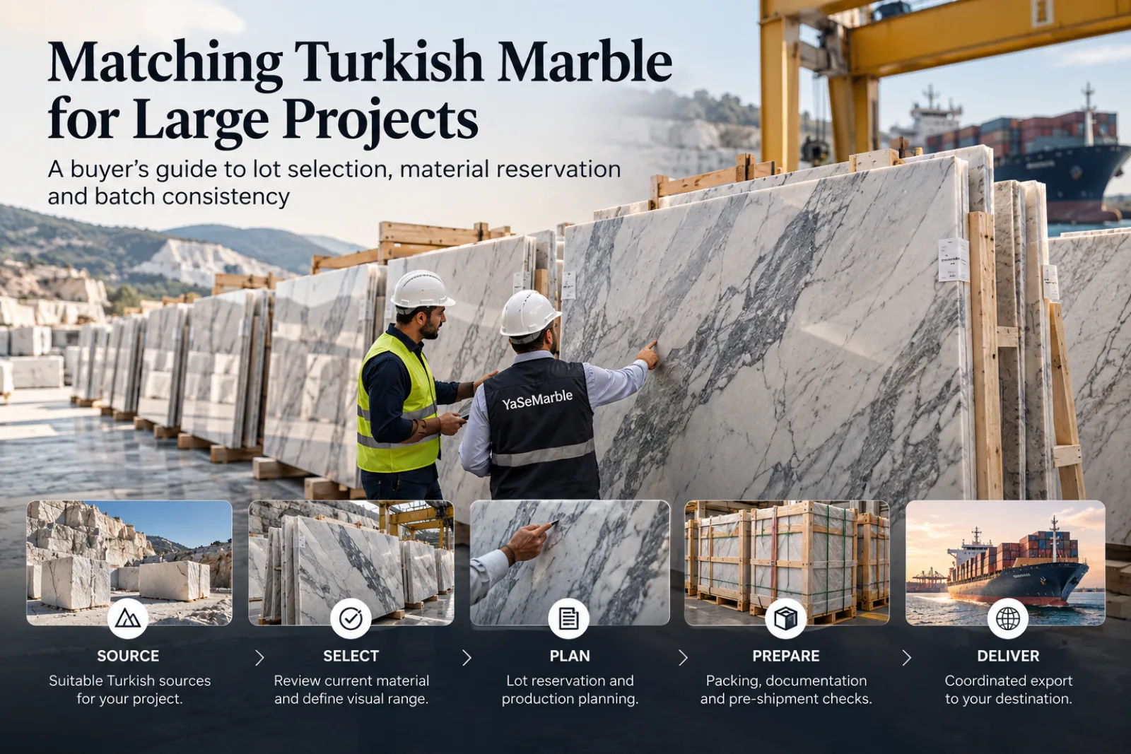 How to Secure Matching Turkish Marble for Large Projects