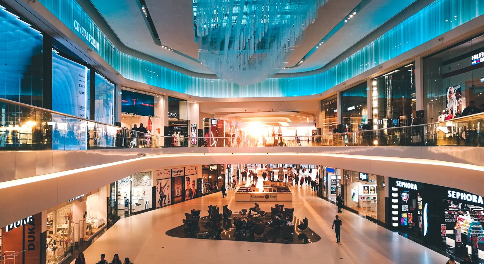 Lüks Alışveriş Merkezi İçi Dubai