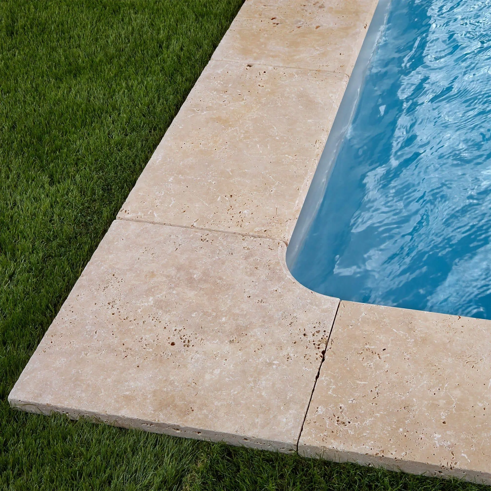 Pool Coping Travertine for Pool Edges | Turkish Travertine Supplier
