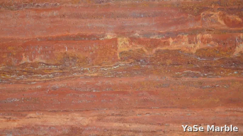 Red Travertine for Bold Exterior Walls | Turkish Red Travertine Supplier