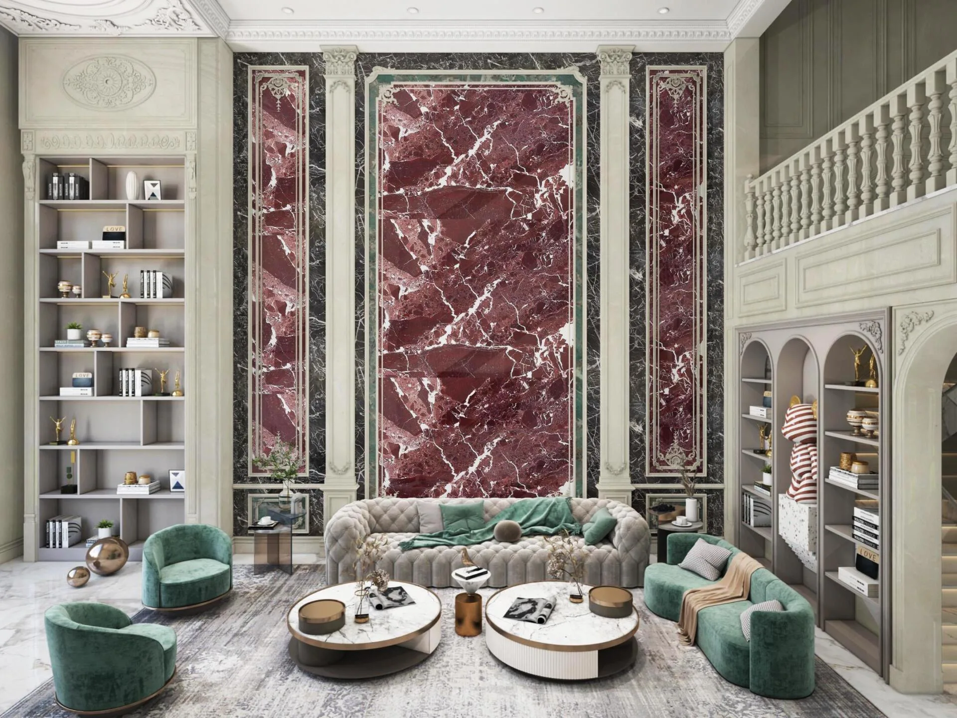 Elazığ Cherry Marble for Feature Walls | Turkish Red Marble Supplier
